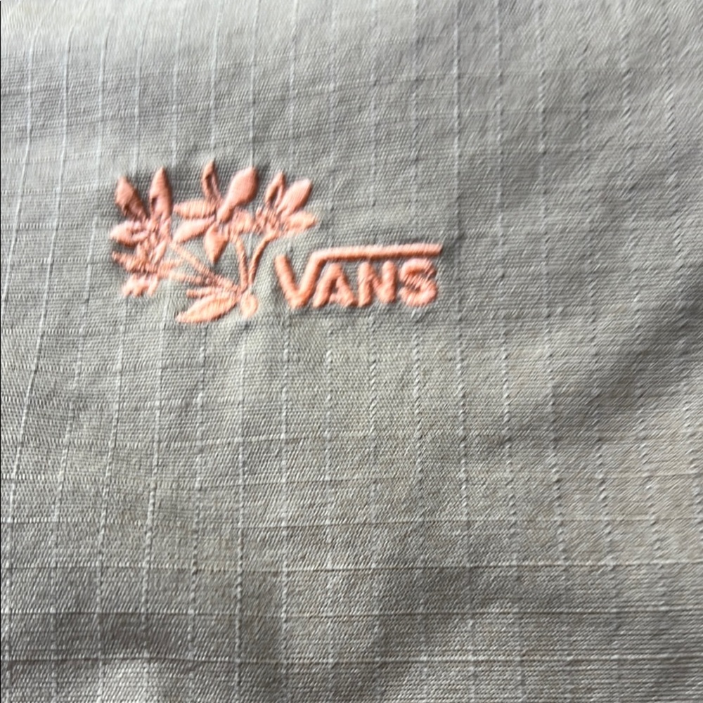 Vans Brown Canvas Vest with Orange Zipper - Picture 2 of 6